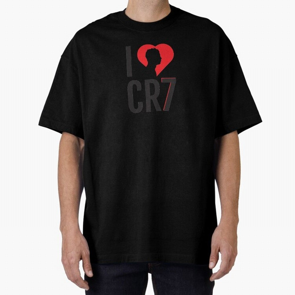 I Love Cristiano Ronaldo T-Shirt - I Celebrate Football Heritage in FIFA World Cup 2026 Group Stage Spirit, Filled with Brazil, Haaland and Mbappe, Match Day Excitement, Supporter Culture, Golden Goals and Global Football Passion; Ideal for