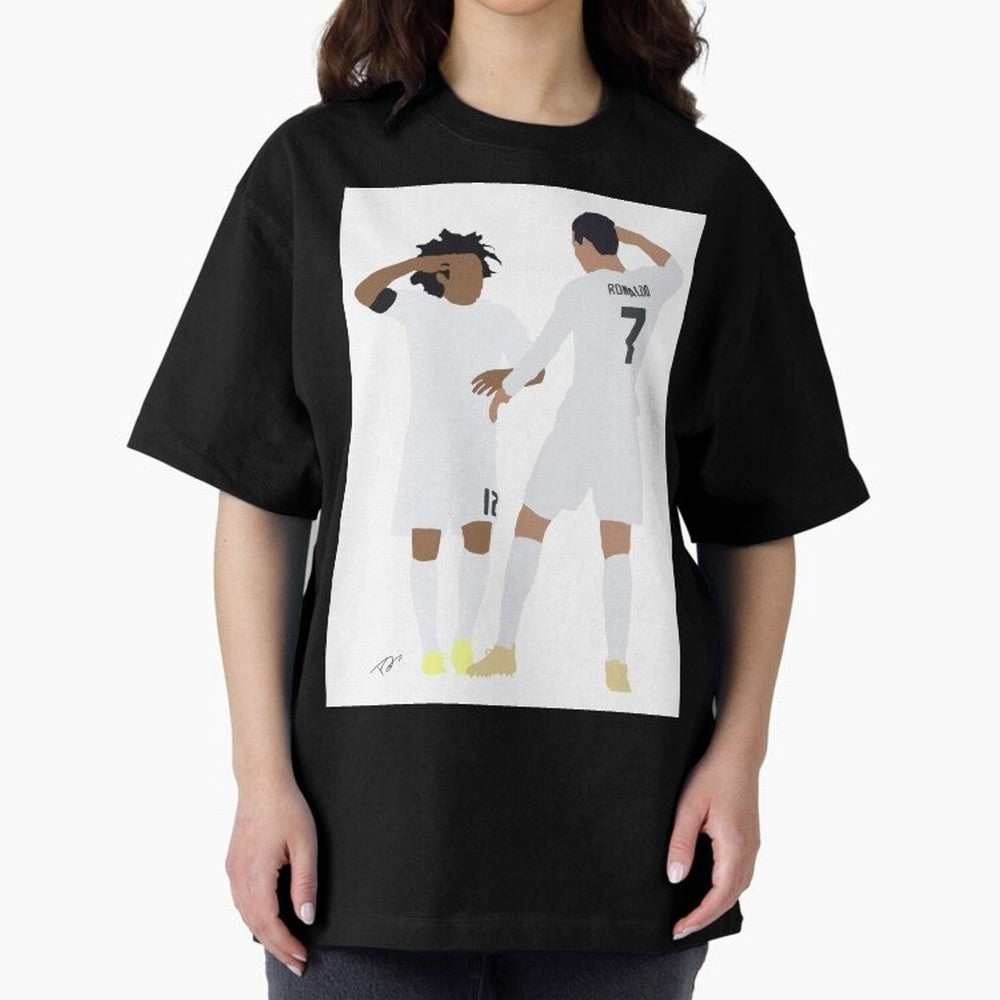 Ronaldo & Marcelo Oversized T-Shirt Keep the Match Day Mood of FIFA World Cup 2026 USA Canada Mexico Spirit, Built around Brazil, Portugal and Argentina, Mbappe and Neymar, Match Day Excitement, Supporter Culture, Golden Goals and Global Football