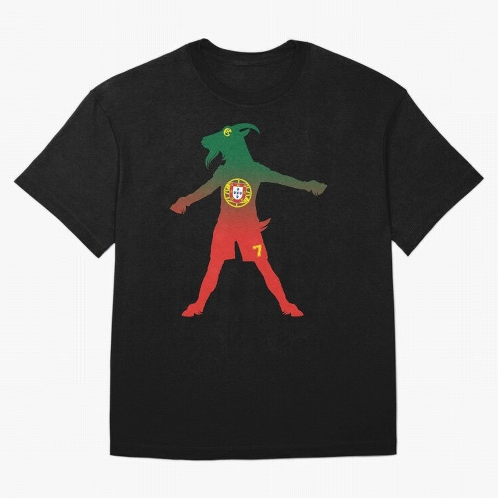 Cristiano Ronaldo GOAT Oversized T-Shirt Celebrate Football Heritage in FIFA World Cup 2026 for Fans of Messi, Neymar and Mbappe and Portugal, Spain and Germany, Bringing Stadium Chants, National Pride, Trophy Dreams and Unforgettable Football