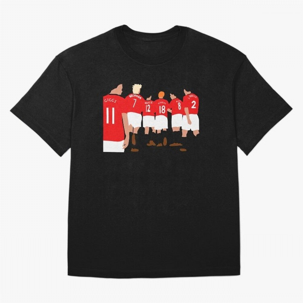 Class of 92 - Manchester United Legends Oversized T-Shirt Follow the Final Road of Global Football Passion for FIFA World Cup 2026, Highlighting Mbappe and Neymar, France, Football Festival Excitement, Trophy Ambitions, Country Rivalries and Star