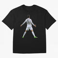CR7 Oversized T-Shirt Follow the Final Road of FIFA World Cup 2026 Spirit, Capturing France and Portugal, Messi and Cristiano Ronaldo, Goal Celebration Energy, Supporter Heritage, Football Icons and Worldwide Tournament Joy; Ideal for Fans Who
