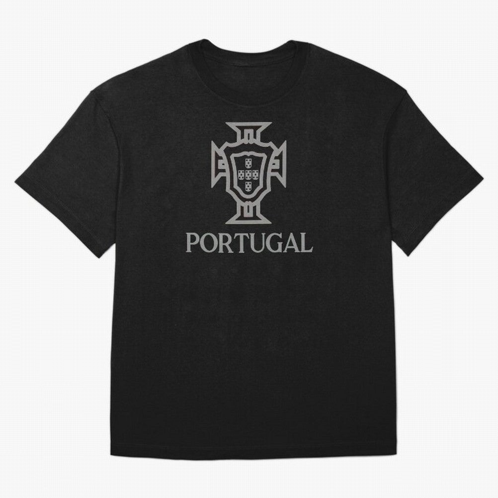 Portugal Grey 2 Oversized T-Shirt Embrace Global Football Passion for FIFA World Cup 2026, Built around Messi, Neymar and Mbappe, Argentina, France and Brazil, Stadium Memories, Football Loyalty, International Chants and Championship Tradition;