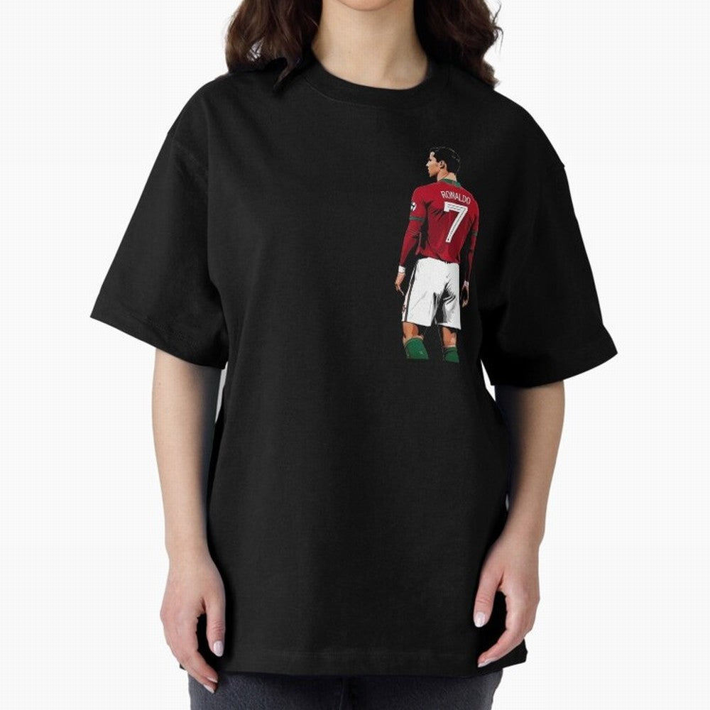 Cristiano Ronaldo inspired design Oversized T-Shirt Bring Bold Fan Energy to FIFA World Cup 2026 Celebrating Cristiano Ronaldo, Haaland and CR7, England Energy, Sports Nostalgia, International Competition, Famous Players and Unforgettable