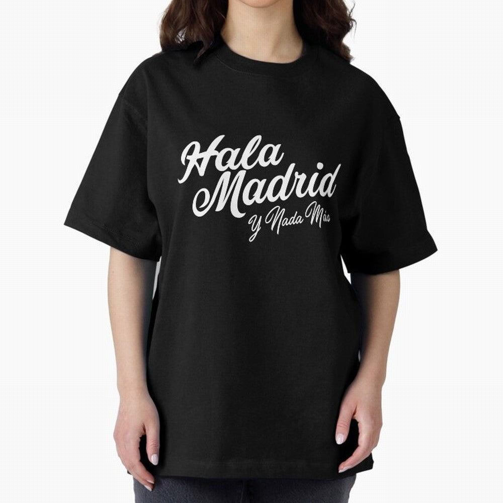 HALA MADRID Oversized T-Shirt Relive FIFA World Cup 2026 USA Canada Mexico Inspired by Haaland, Spain and Netherlands Energy, Goal Celebration Energy, Supporter Heritage, Football Icons and Worldwide Tournament Joy; Ideal for Football Dads,