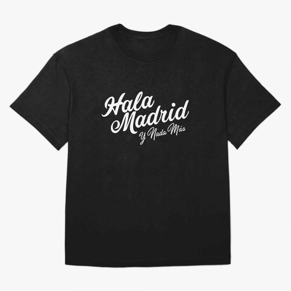 HALA MADRID Oversized T-Shirt Relive FIFA World Cup 2026 USA Canada Mexico Inspired by Haaland, Spain and Netherlands Energy, Goal Celebration Energy, Supporter Heritage, Football Icons and Worldwide Tournament Joy; Ideal for Football Dads,