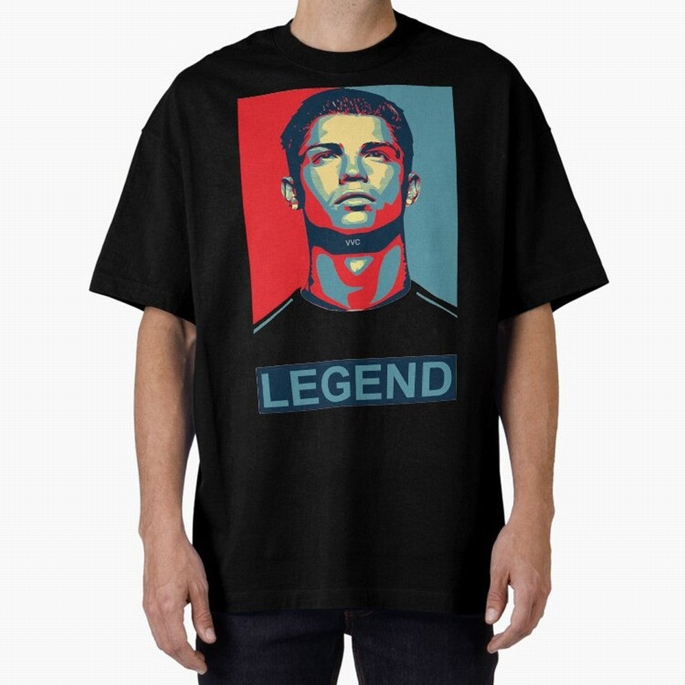 cristiano ronaldo legend Es Oversized T-Shirt Celebrate the Road through the FIFA World Cup 2026 Journey through Neymar Highlights, France and Portugal Pride, Fan Favorite Moments, National Team Passion, Big Match Drama and Soccer History; Ideal