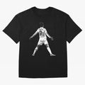 CR7 Cristiano Ronaldo Artwork - Pop Art Style Oversized T-Shirt Bring Stadium Energy to Global Football Passion for FIFA World Cup 2026 USA Canada Mexico, Connected to Messi, CR7 and Mbappe, Spain, Football Festival Excitement, Trophy Ambitions,