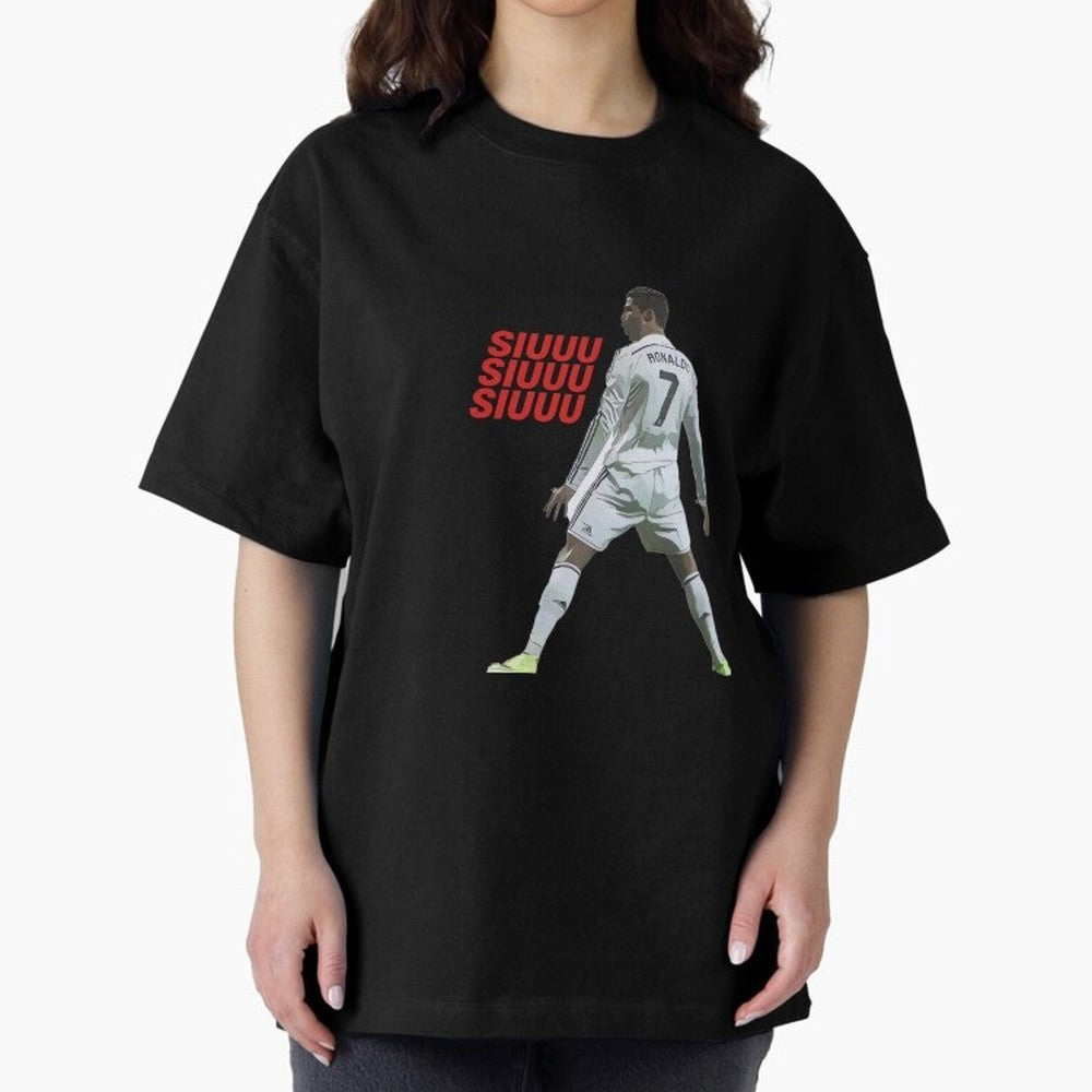 SIUUU #25 Oversized T-Shirt Make Game Day About Match Day Hype around FIFA World Cup 2026, Haaland and Mbappe, Argentina, Football History, Final Match Energy, Crowd Noise and Once in a Lifetime Moments; Made for Die Hard Supporters, Soccer Lovers,