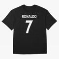 RONALDO NO.7 Oversized T-Shirt Bring a Vintage Feel to the FIFA World Cup 2026 Group Stage Journey through Haaland Highlights, Brazil Pride, Vintage Soccer Flavor, Modern Football Stars, National Flags and Final Night Emotion; Built for Supporters