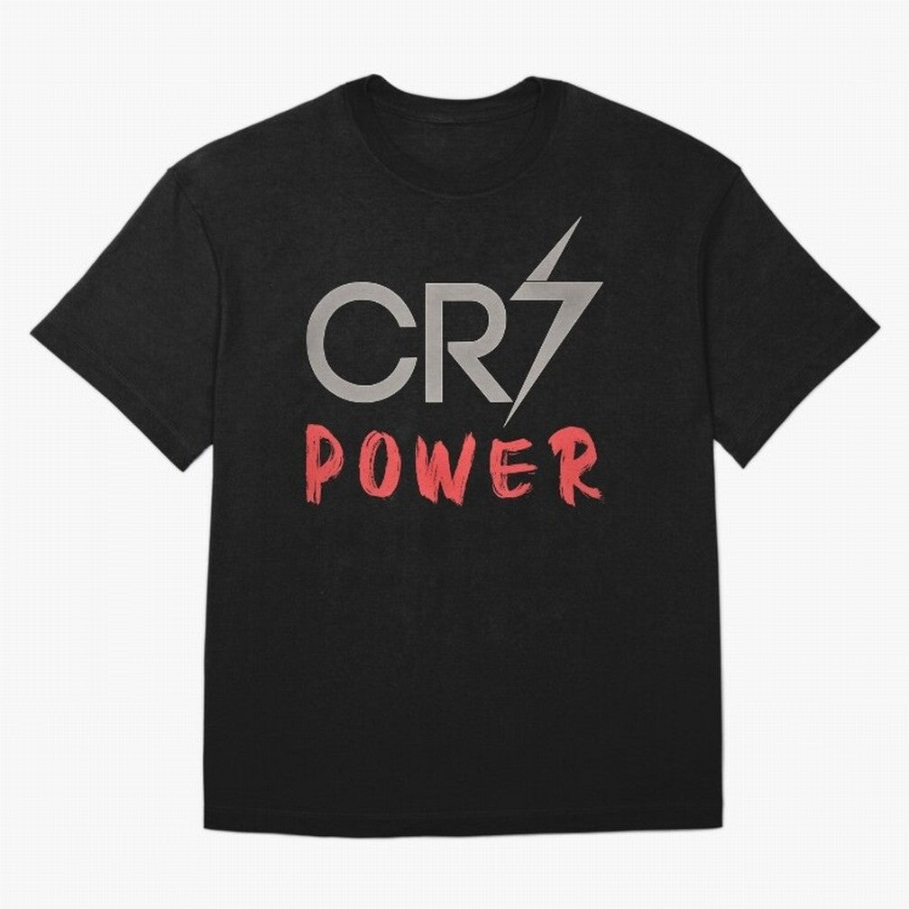 CR7 Power 2 Oversized T-Shirt Stand Out with Spirit from FIFA World Cup 2026 Spirit, Centered on Portugal, Cristiano Ronaldo, Stadium Chants, National Pride, Trophy Dreams and Unforgettable Football Memories; Made for Collectors Who Enjoy Iconic