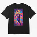 Lionel Messi Oversized T-Shirt Share Global Football Passion for FIFA World Cup 2026, Featuring Mbappe, Portugal, Spain and Germany, Supporter Pride, Iconic Celebrations, Legendary Names and Global Match Day Energy; Created for Match Day Parties,