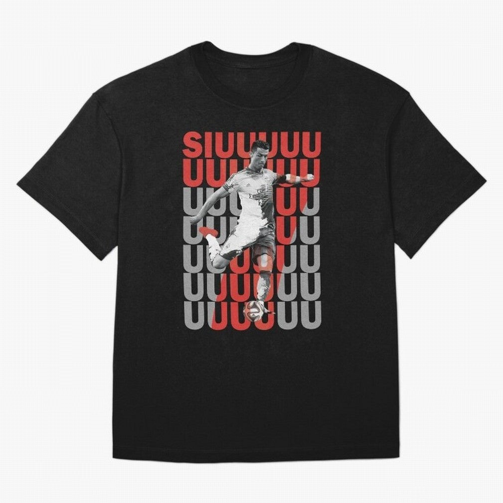 Siuuuuuu Cristiano Ronaldo Oversized T-Shirt Back the Journey through Match Day Hype around FIFA World Cup 2026, Messi, Neymar and Mbappe, France and Portugal, Football Passion, Legendary Performances, Festival Vibes and Supporter Community;