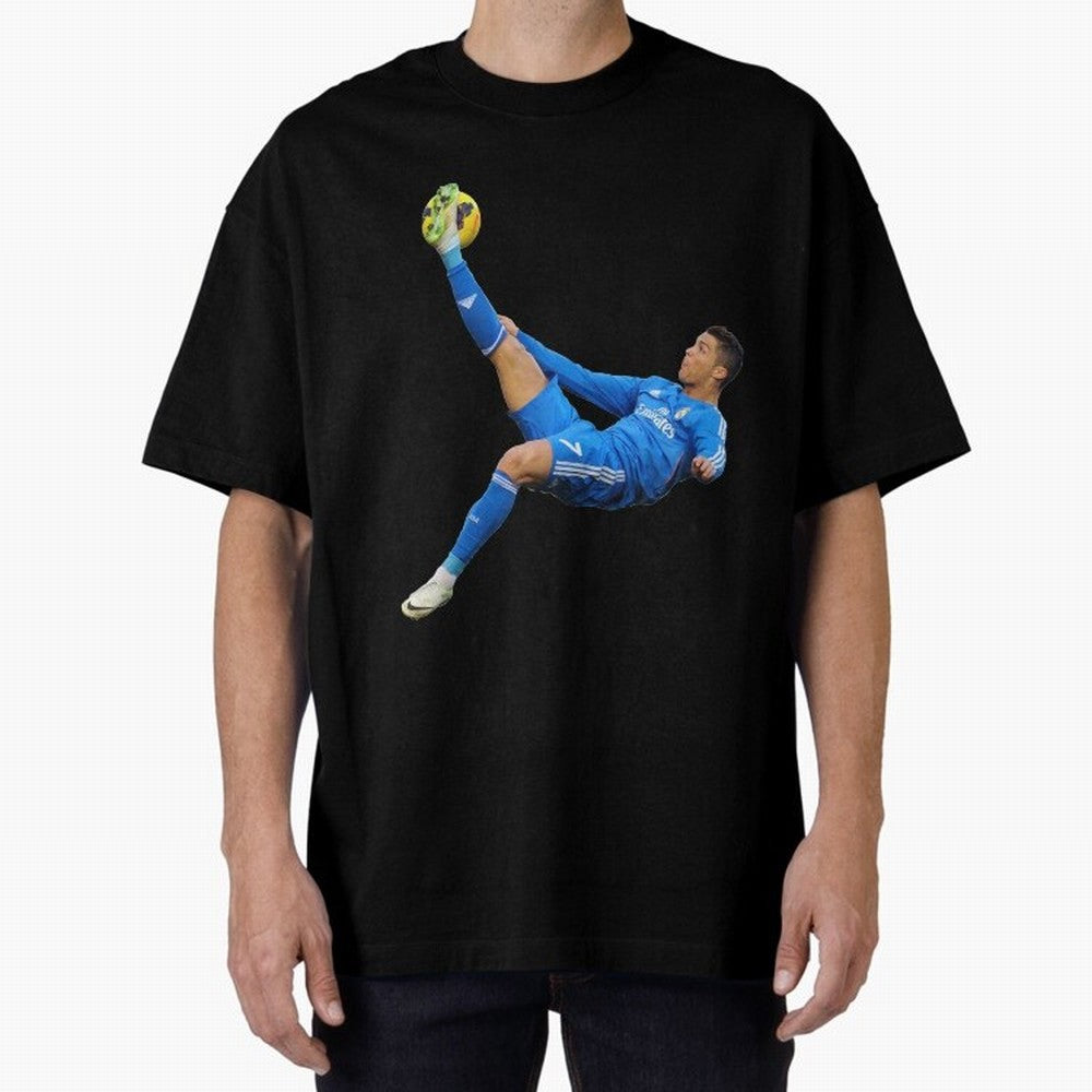 cristiano ronaldo Oversized T-Shirt Follow the Final Road of Match Day Hype around FIFA World Cup 2026 USA Canada Mexico, Messi, CR7 and Mbappe, Portugal, Soccer Culture, Superstar Moments, National Team Dreams and Competitive Fire; Created for