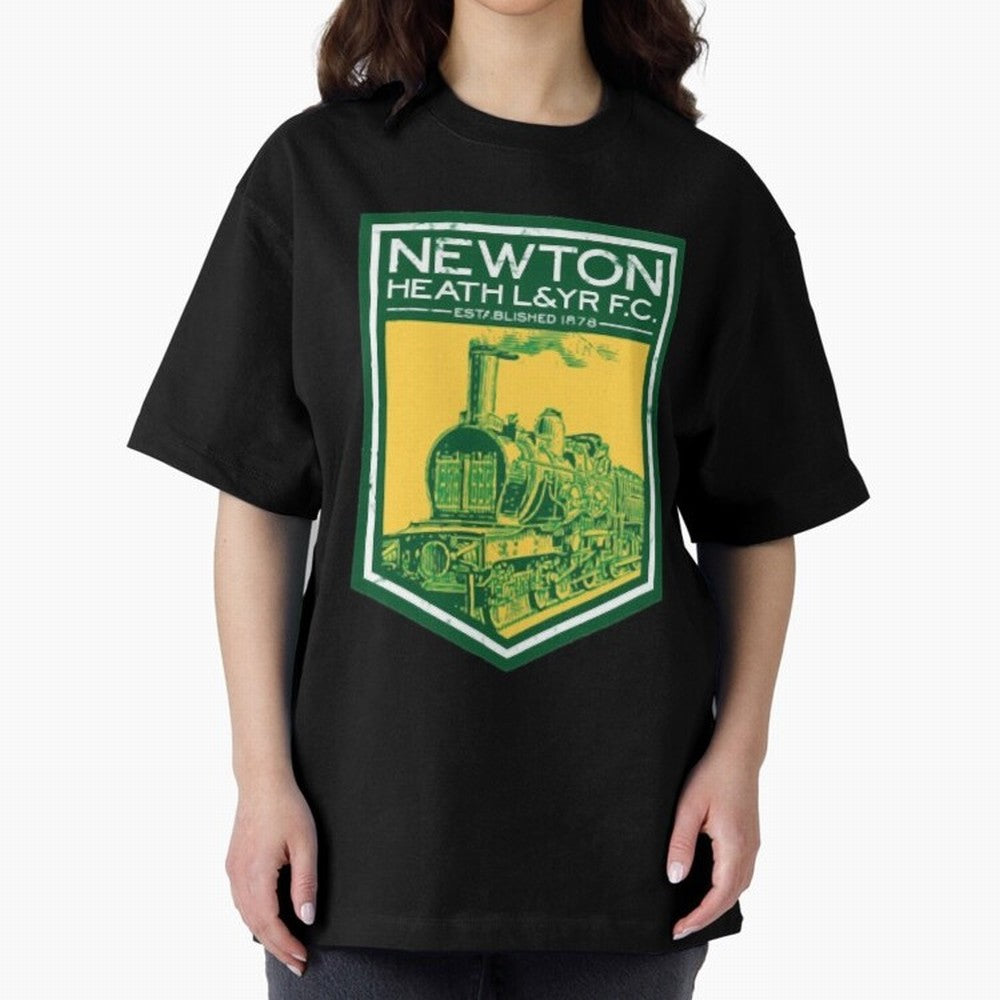 Manchester United Newton Heath 1878 Oversized T-Shirt Upgrade the FIFA World Cup 2026 Journey through Messi, CR7 and Mbappe Highlights, Netherlands Pride, Stadium Chants, National Pride, Trophy Dreams and Unforgettable Football Memories; Great for