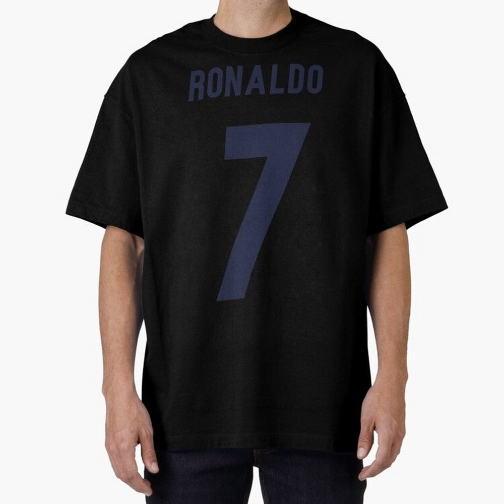 Cristiano Ronaldo 7 Oversized T-Shirt Celebrate the Next Chapter of FIFA World Cup 2026 for Fans of Haaland and England, France and Netherlands, Bringing Championship Spirit, Famous Goals, Roaring Crowds and International Football Unity; Great for