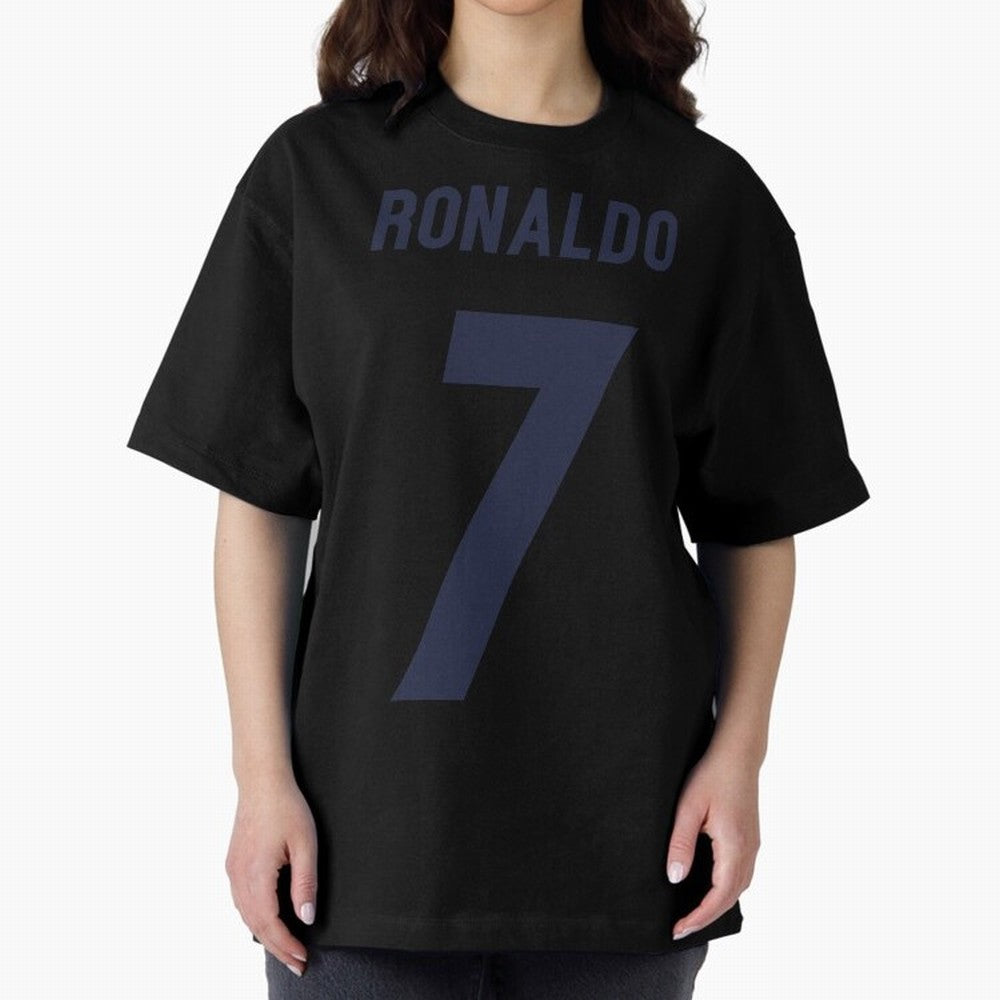 Cristiano Ronaldo 7 Oversized T-Shirt Celebrate the Next Chapter of FIFA World Cup 2026 for Fans of Haaland and England, France and Netherlands, Bringing Championship Spirit, Famous Goals, Roaring Crowds and International Football Unity; Great for
