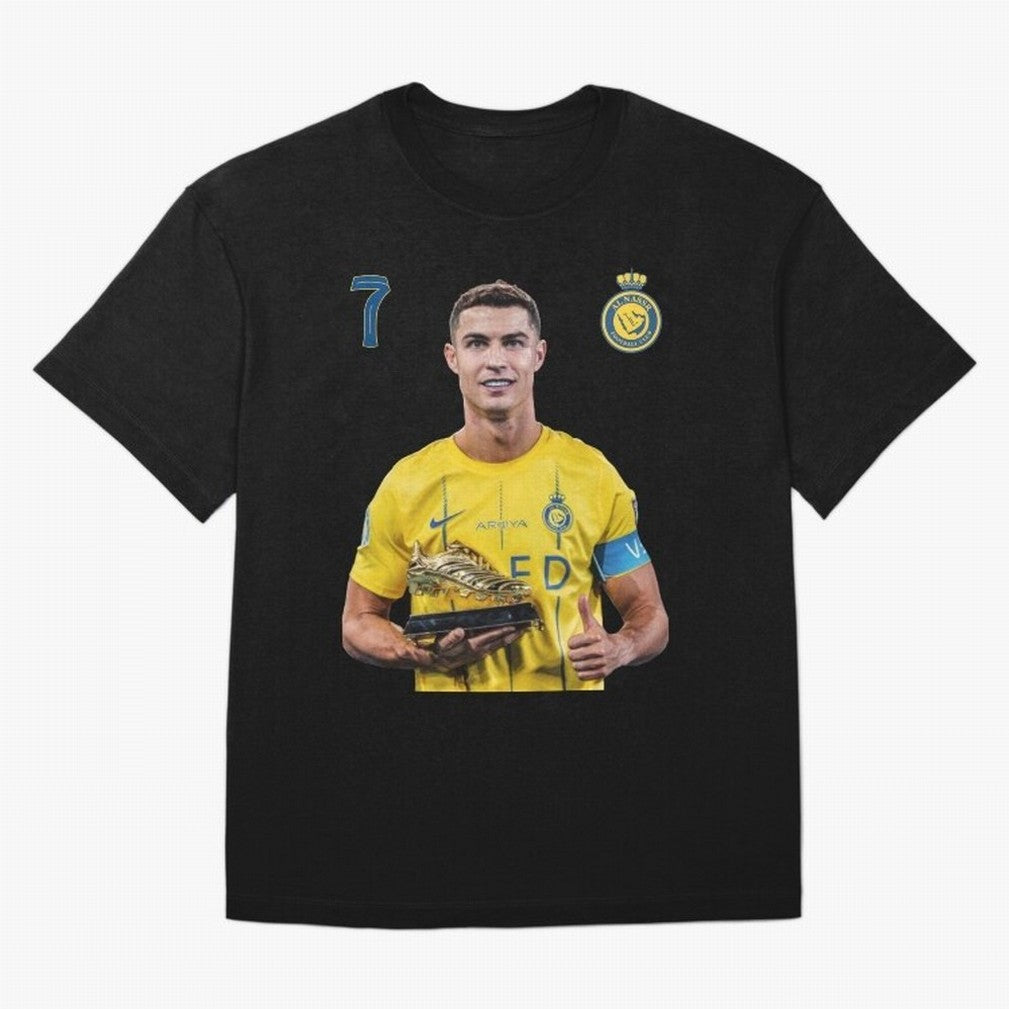 Cr7 cristiano ronaldo red black yellow blue milano real madid ronaldo cr ronaldo cristiano Portugal 7 9 united alnassr al nassr nassr al nassar hilal Oversized T-Shirt Show Your Stadium Side during FIFA World Cup 2026 Spirit, Filled with Argentina,
