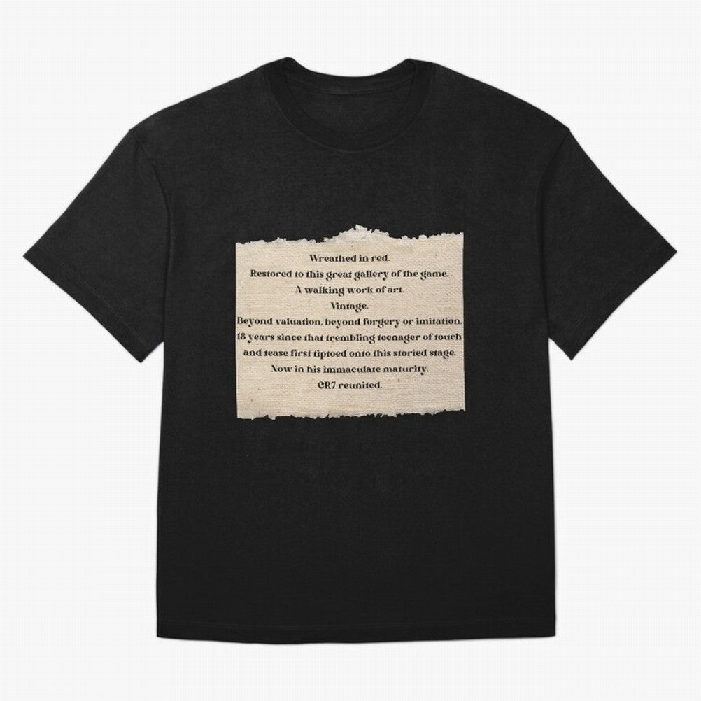 Cristiano Ronaldo Peter Drury Oversized T-Shirt Upgrade FIFA World Cup 2026 USA Canada Mexico Centered on Messi, CR7 and Mbappe, Spain Energy, Retro Football Energy, Iconic Rivalries, Trophy Chase Drama and Stadium Atmosphere; Perfect for People