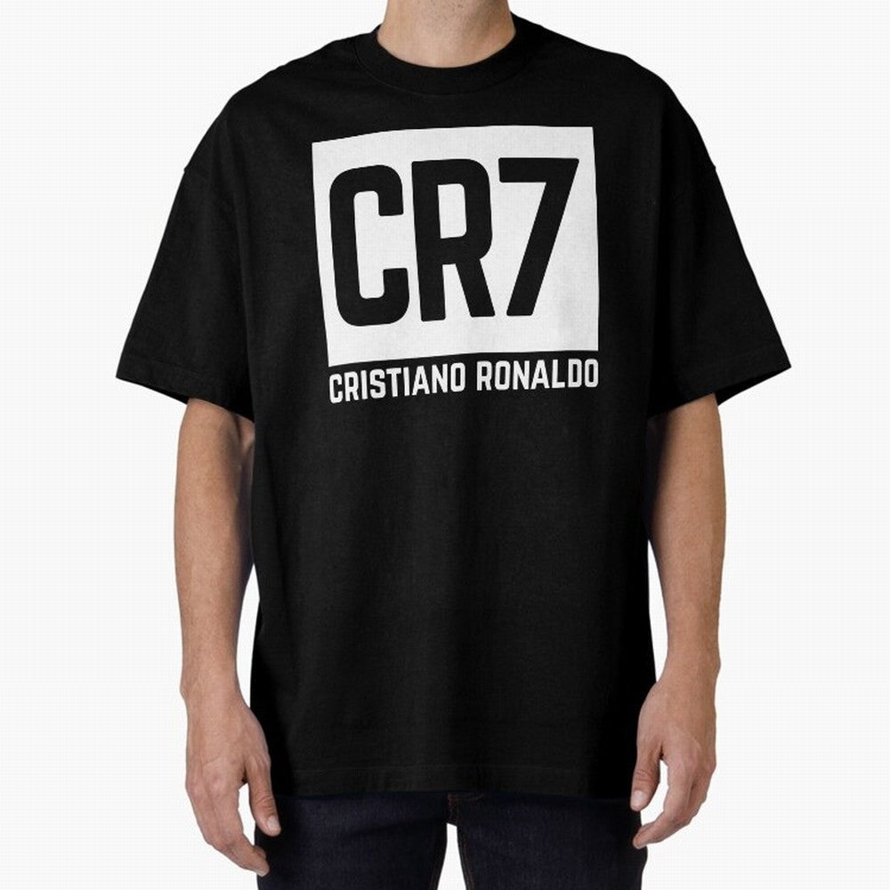 Cristiano Ronaldo white Oversized T-Shirt Relive the Noise and Pride of FIFA World Cup 2026 Inspired by Messi, CR7 and Mbappe, Argentina and Brazil Energy, Classic Soccer Heritage, Championship Pressure, Fan Loyalty and International Pride; Perfect