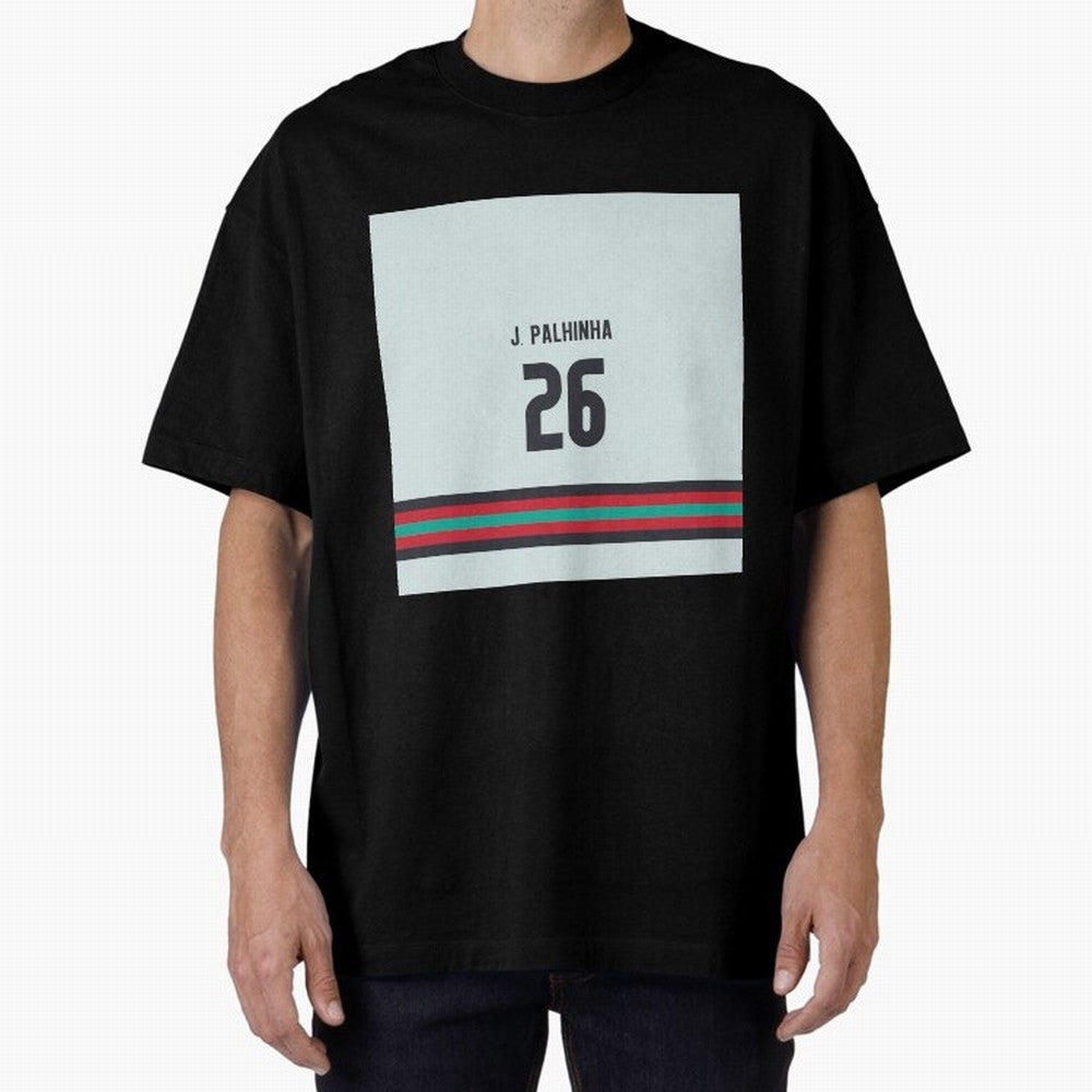 Palhinha Portugal Away Oversized T-Shirt Support Iconic Players in FIFA World Cup 2026 for Fans of Cristiano Ronaldo and England and Germany, Bringing Global Supporter Spirit, Legendary Goals, National Colors and Tournament Celebration; Made for