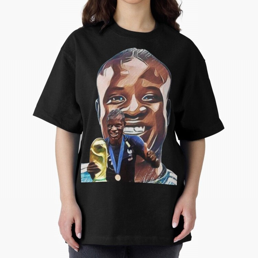 N'golo Kante Oversized T-Shirt Carry the Colors and Pride of Match Day Hype around FIFA World Cup 2026 USA Canada Mexico, Messi, Neymar and Mbappe, Portugal, Championship Spirit, Famous Goals, Roaring Crowds and International Football Unity;