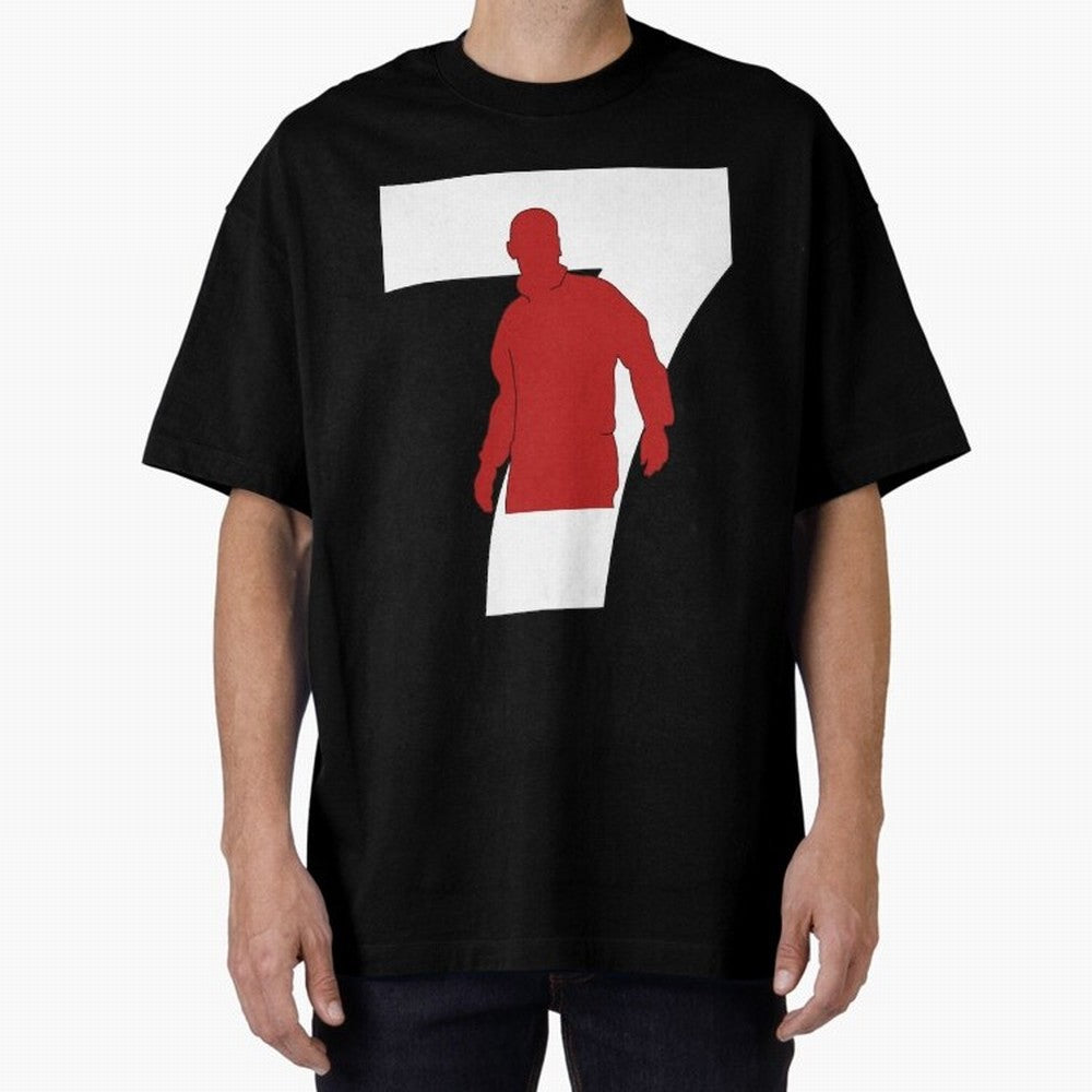 Eric Cantona Manchester United 7 Oversized T-Shirt Celebrate the Next Chapter of FIFA World Cup 2026 Group Stage Highlighting Neymar, Haaland and Cristiano Ronaldo, Brazil Energy, Supporter Pride, Iconic Celebrations, Legendary Names and Global