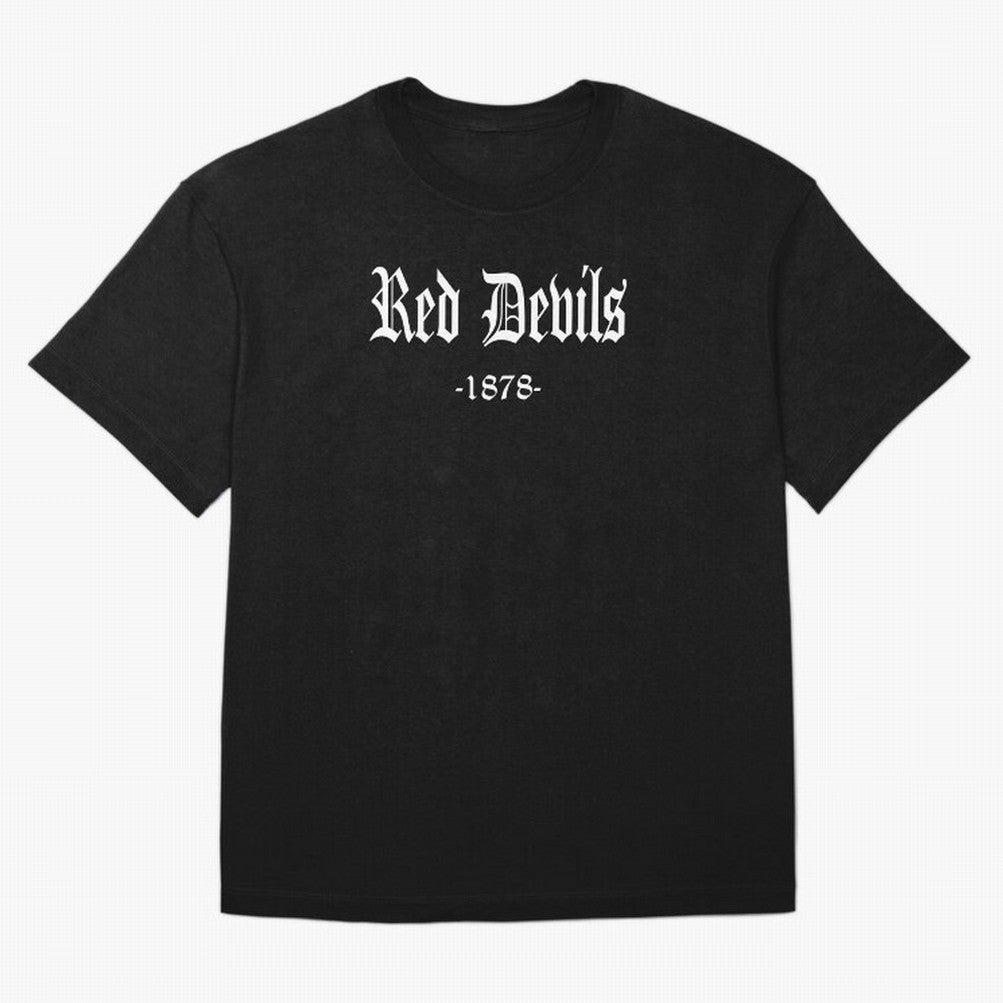 Red Devils Oversized T-Shirt Build the FIFA World Cup 2026 USA Canada Mexico Journey through CR7 Highlights, Netherlands Pride, Classic Soccer Heritage, Championship Pressure, Fan Loyalty and International Pride; Ideal for Fans Who Follow Messi,