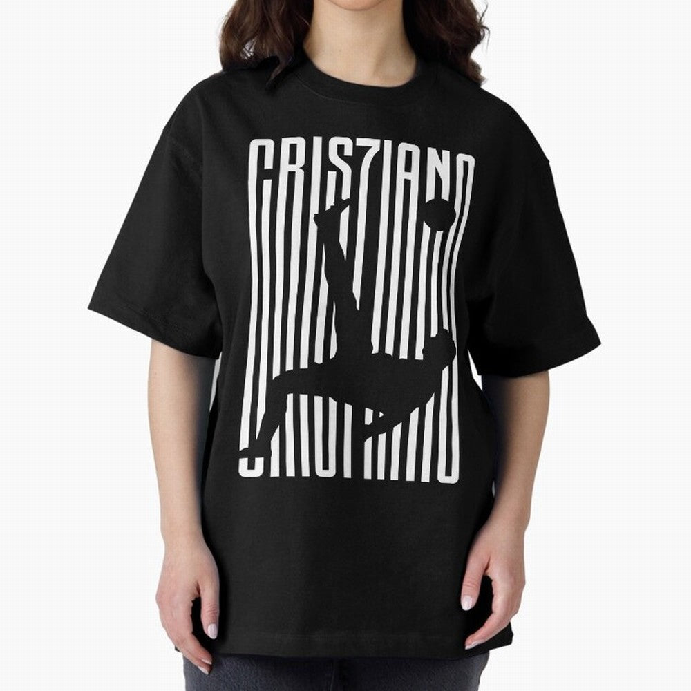 CR7 Juve White Oversized T-Shirt Celebrate Golden Goal Energy in Global Football Passion for FIFA World Cup 2026 USA Canada Mexico, Connected to Cristiano Ronaldo, Haaland and CR7, Brazil, Classic Soccer Heritage, Championship Pressure, Fan Loyalty