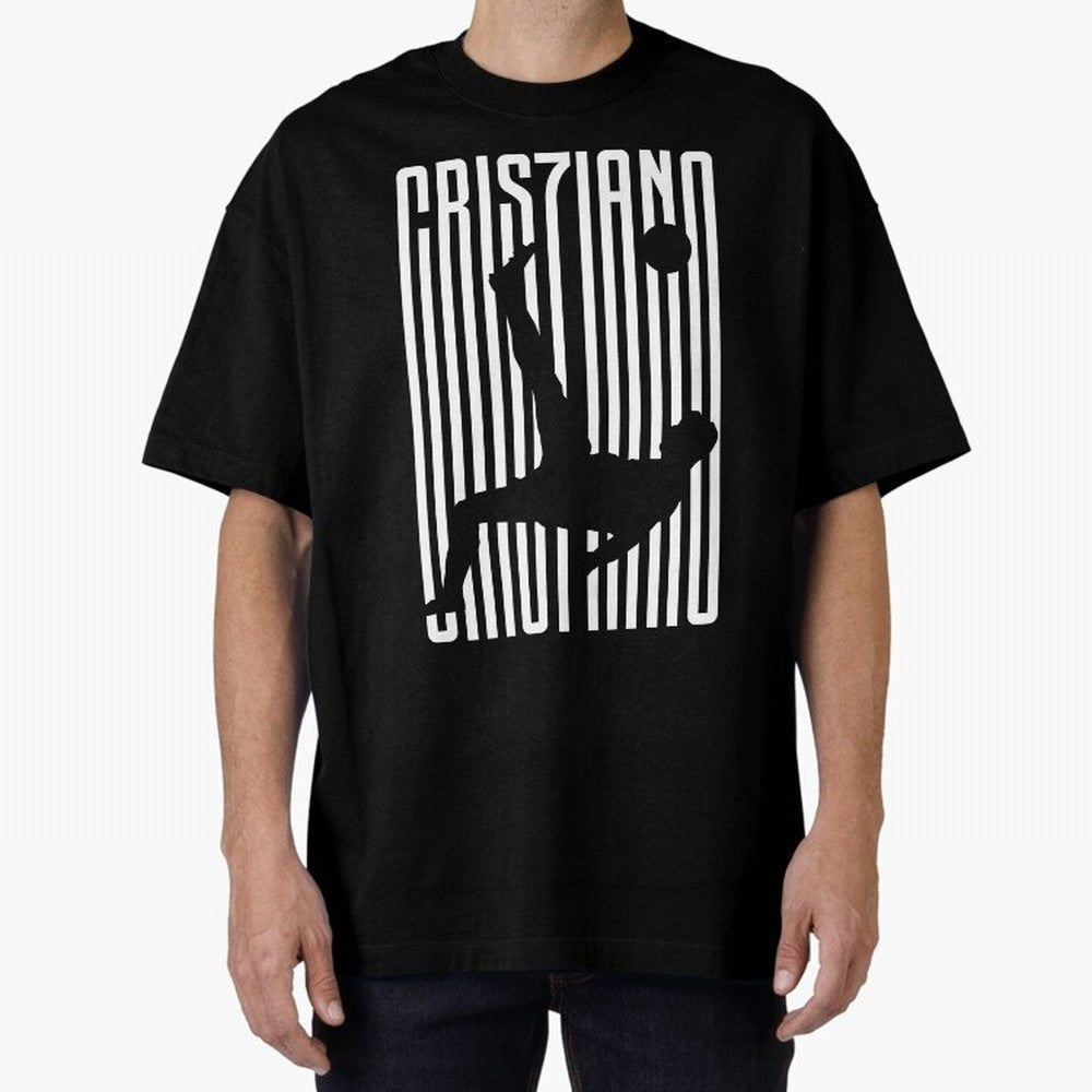 CR7 Juve White Oversized T-Shirt Celebrate Golden Goal Energy in Global Football Passion for FIFA World Cup 2026 USA Canada Mexico, Connected to Cristiano Ronaldo, Haaland and CR7, Brazil, Classic Soccer Heritage, Championship Pressure, Fan Loyalty