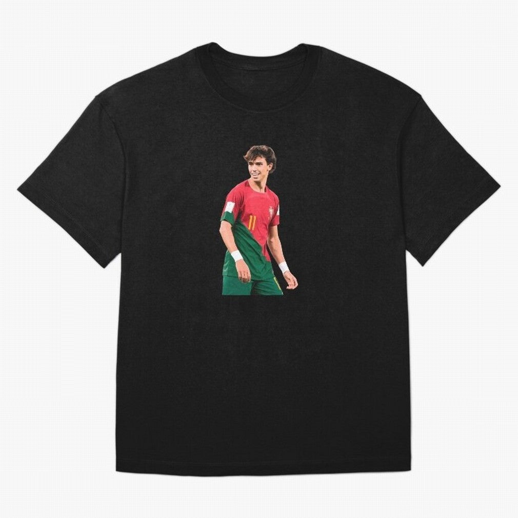 Joao Felix Oversized T-Shirt Capture FIFA World Cup 2026 USA Canada Mexico Spirit, Filled with France and Portugal, Messi and Cristiano Ronaldo, Fan Favorite Moments, National Team Passion, Big Match Drama and Soccer History; Great for Watch