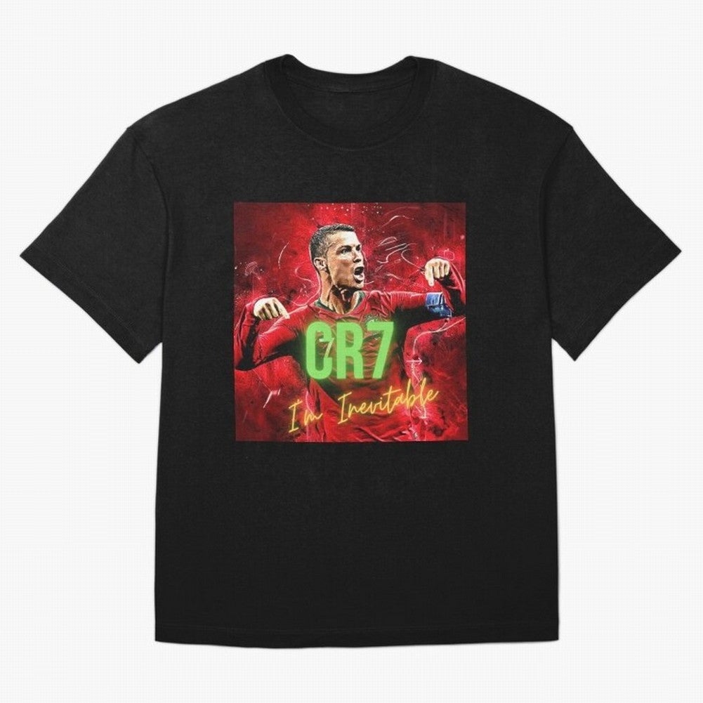 CR7 Oversized T-Shirt Bring FIFA World Cup 2026 USA Canada Mexico Spirit, Made for England, Haaland, Vintage Soccer Flavor, Modern Football Stars, National Flags and Final Night Emotion; Made for Collectors Who Enjoy Iconic Players, Country Pride,