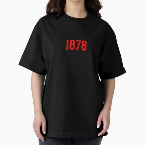 1878 Oversized T-Shirt Turn Up for the FIFA World Cup 2026 Group Stage Journey through CR7 and Messi Highlights, England and Germany Pride, Goal Celebration Energy, Supporter Heritage, Football Icons and Worldwide Tournament Joy; Great for Watch