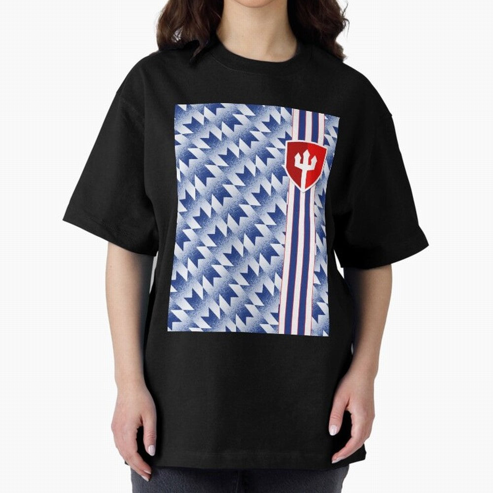 Manchester United 94 Away Jersey Pattern Oversized T-Shirt Join the FIFA World Cup 2026 Group Stage Journey through Mbappe Highlights, Argentina, France and Brazil Pride, Fan Favorite Moments, National Team Passion, Big Match Drama and Soccer
