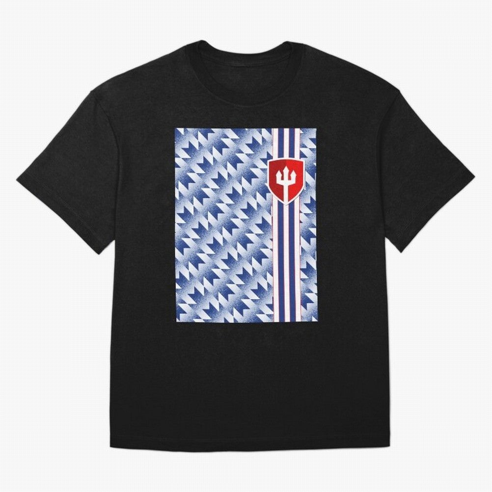 Manchester United 94 Away Jersey Pattern Oversized T-Shirt Join the FIFA World Cup 2026 Group Stage Journey through Mbappe Highlights, Argentina, France and Brazil Pride, Fan Favorite Moments, National Team Passion, Big Match Drama and Soccer
