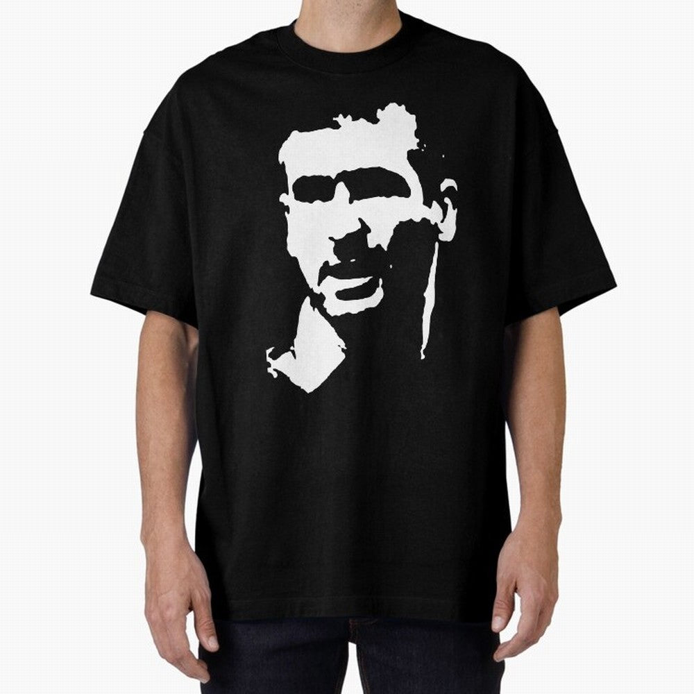 Eric Cantona Manchester Football Legend Oversized T-Shirt Honor the FIFA World Cup 2026 Journey through CR7 and Messi Highlights, England Pride, Retro Football Energy, Iconic Rivalries, Trophy Chase Drama and Stadium Atmosphere; Created for Match