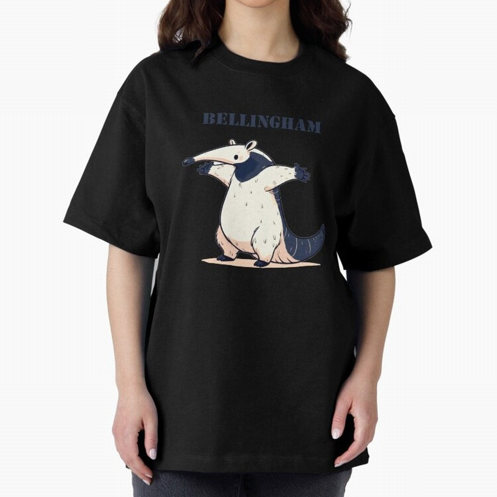 Celebration Bellingham Tamandua Oversized T-Shirt Show Up for the Glory of Global Football Passion for FIFA World Cup 2026, Capturing Neymar, Spain and Netherlands, Match Day Excitement, Supporter Culture, Golden Goals and Global Football Passion;