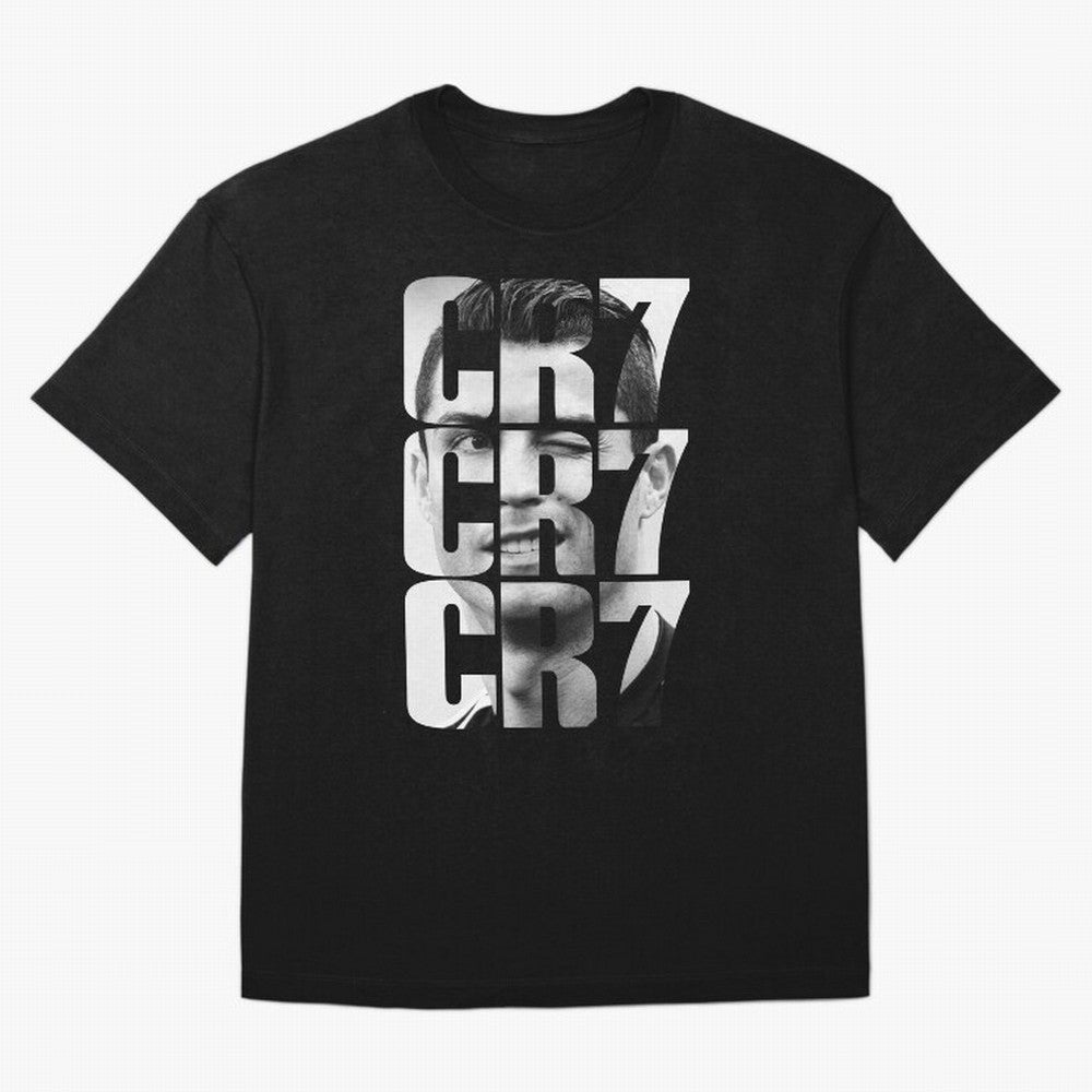 CR7 smile Oversized T-Shirt Represent Global Football Passion for FIFA World Cup 2026, Highlighting Haaland and Mbappe, Brazil, Portugal and Argentina, Goal Celebration Energy, Supporter Heritage, Football Icons and Worldwide Tournament Joy; Ideal