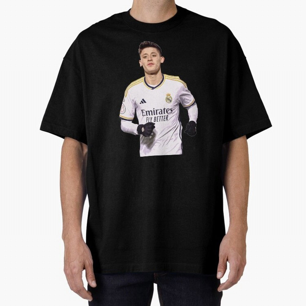 arda guler real madrid Oversized T-Shirt Discover Global Football Passion for FIFA World Cup 2026, Capturing Messi, Neymar and Mbappe, England, Game Day Rituals, Football Legends, Country Pride and the Road to the Final; Perfect for Fans,