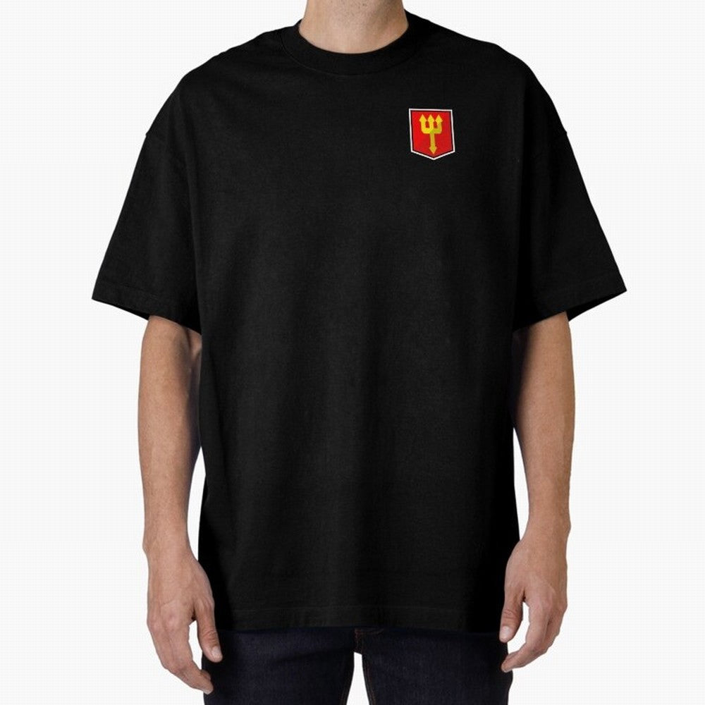 Simple Badge Design Manchester United - The Red Devils Trident Oversized T-Shirt Relive the Noise and Pride of the FIFA World Cup 2026 USA Canada Mexico Journey through Neymar Highlights, Spain Pride, Stadium Chants, National Pride, Trophy Dreams