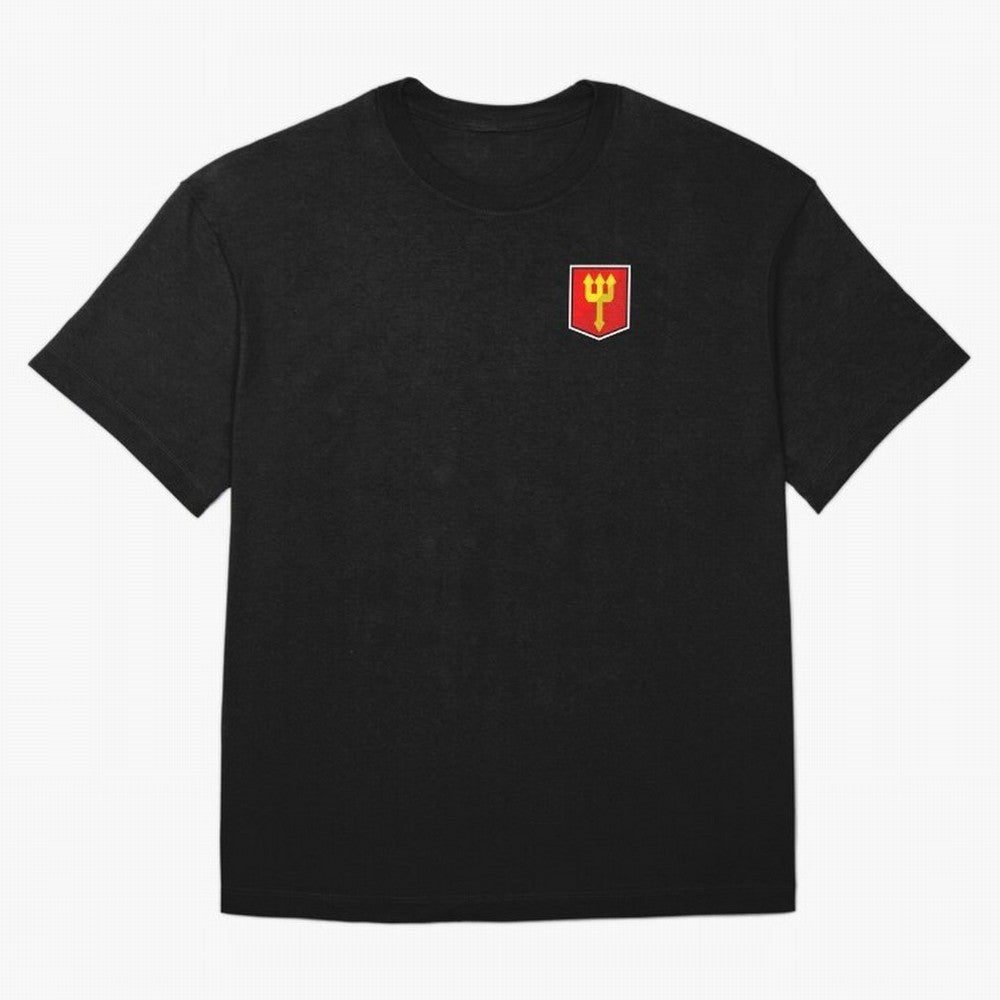Simple Badge Design Manchester United - The Red Devils Trident Oversized T-Shirt Relive the Noise and Pride of the FIFA World Cup 2026 USA Canada Mexico Journey through Neymar Highlights, Spain Pride, Stadium Chants, National Pride, Trophy Dreams