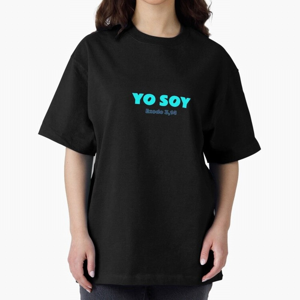 Yo soy ¨C Exodus 3,14 Oversized T-Shirt Carry the Dream of Match Day Hype around FIFA World Cup 2026 USA Canada Mexico, Cristiano Ronaldo, Spain and Netherlands, Champion Mindset, Group Stage Buzz, Knockout Tension and Passionate Fan Culture; Ideal