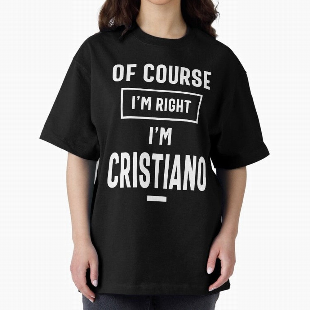 Cristiano Personalized Name Birthday Gift Oversized T-Shirt Fuel FIFA World Cup 2026 USA Canada Mexico for Fans of Messi, Neymar and Mbappe and Argentina, France and Brazil, Bringing Stadium Memories, Football Loyalty, International Chants and