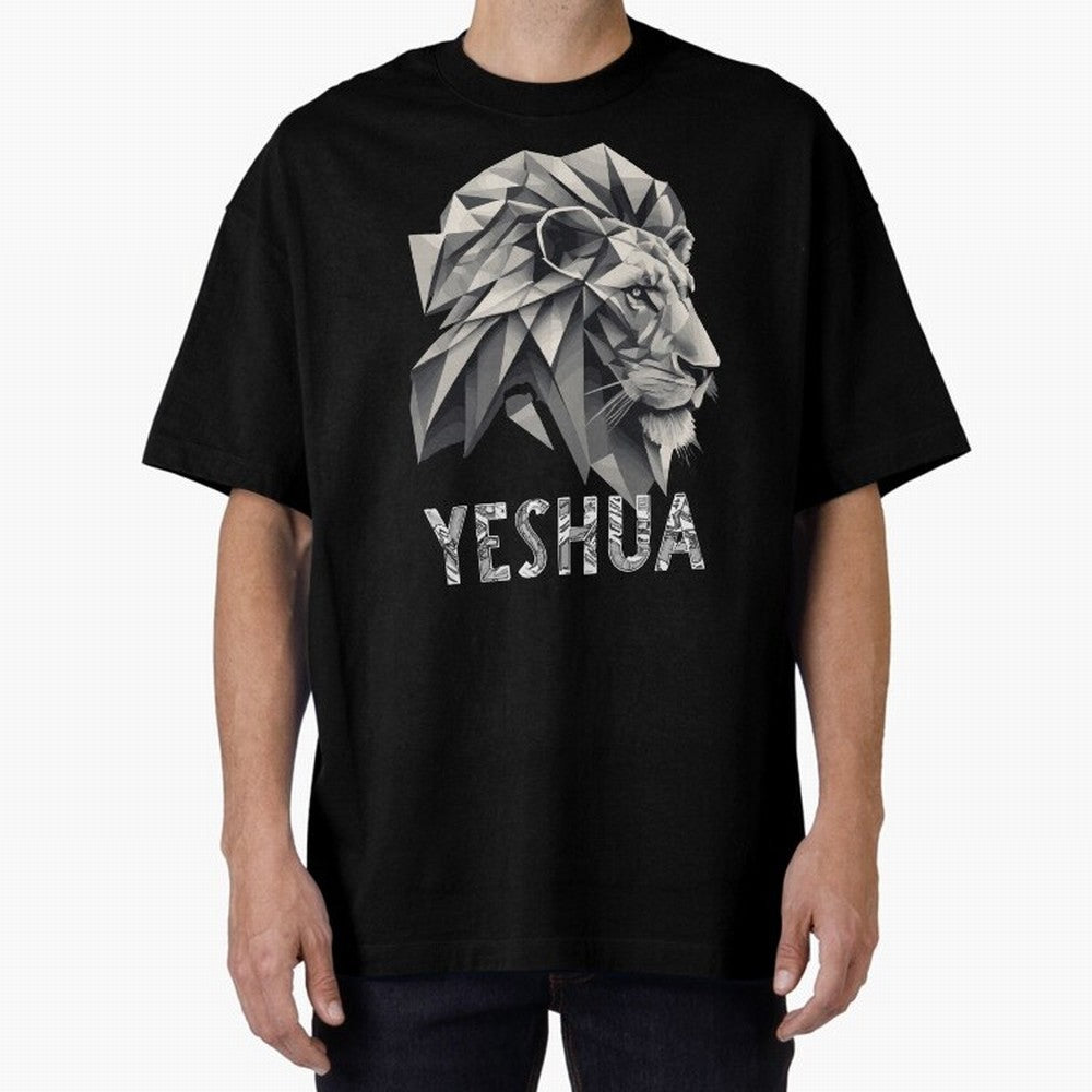 ILUSTRACI¨®N DE LE¨®N CRISTALIZADO YESHUA Oversized T-Shirt Honor FIFA World Cup 2026 Group Stage for Fans of CR7 and Spain and Netherlands, Bringing Goal Celebration Energy, Supporter Heritage, Football Icons and Worldwide Tournament Joy; Made for