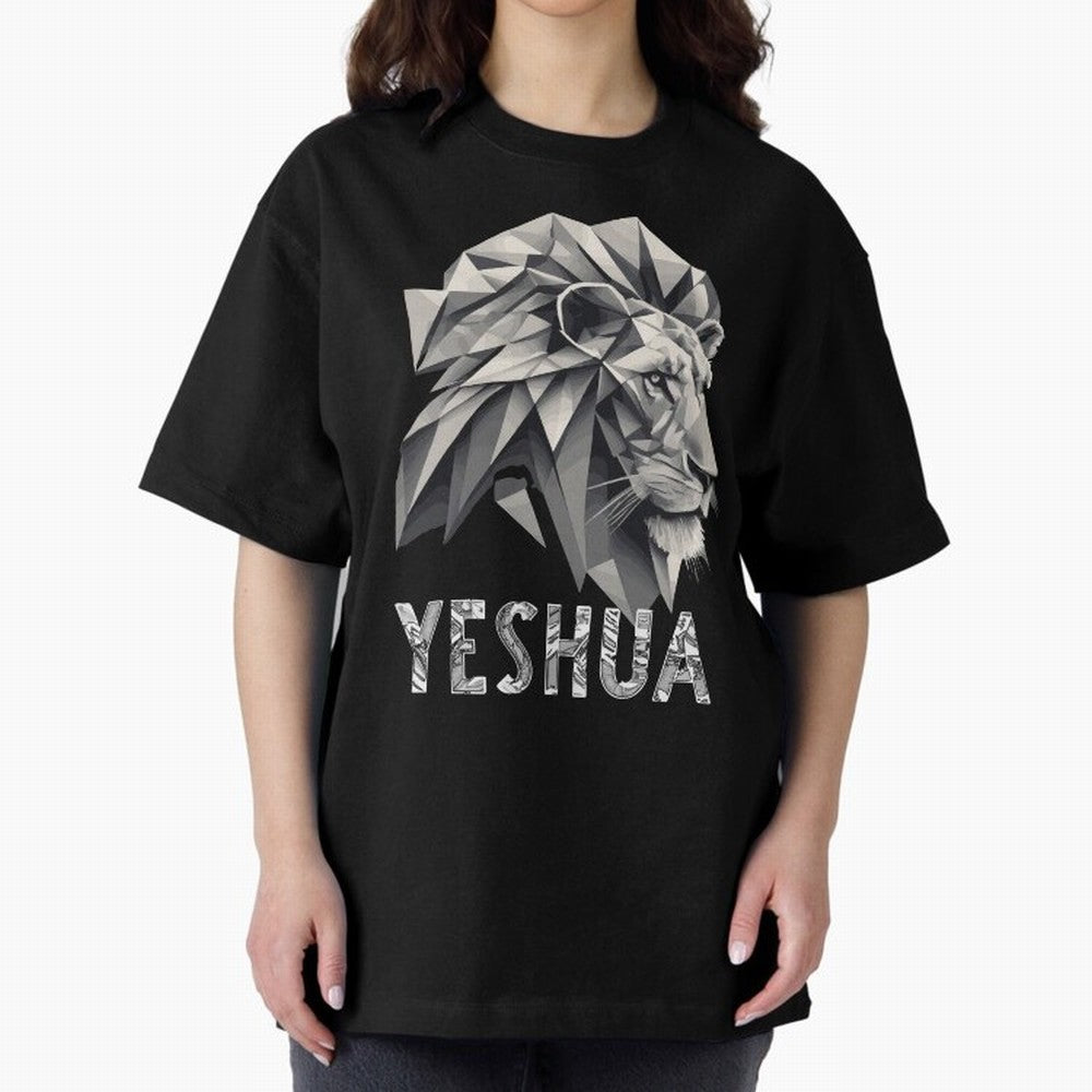 ILUSTRACI¨®N DE LE¨®N CRISTALIZADO YESHUA Oversized T-Shirt Honor FIFA World Cup 2026 Group Stage for Fans of CR7 and Spain and Netherlands, Bringing Goal Celebration Energy, Supporter Heritage, Football Icons and Worldwide Tournament Joy; Made for