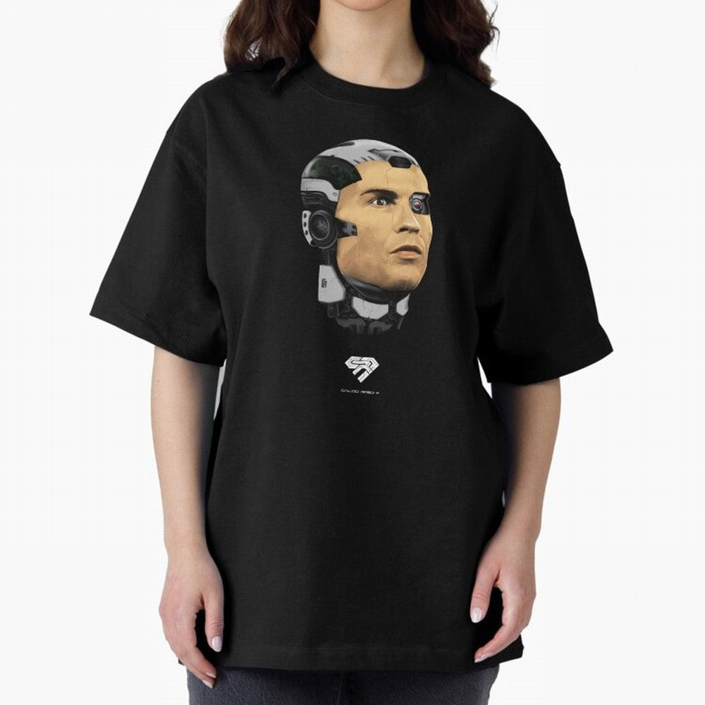 Calcio Robo 7 Oversized T-Shirt Support Your Favorite Stars during the FIFA World Cup 2026 Group Stage Journey through Mbappe Highlights, Netherlands Pride, Match Day Excitement, Supporter Culture, Golden Goals and Global Football Passion; Ideal