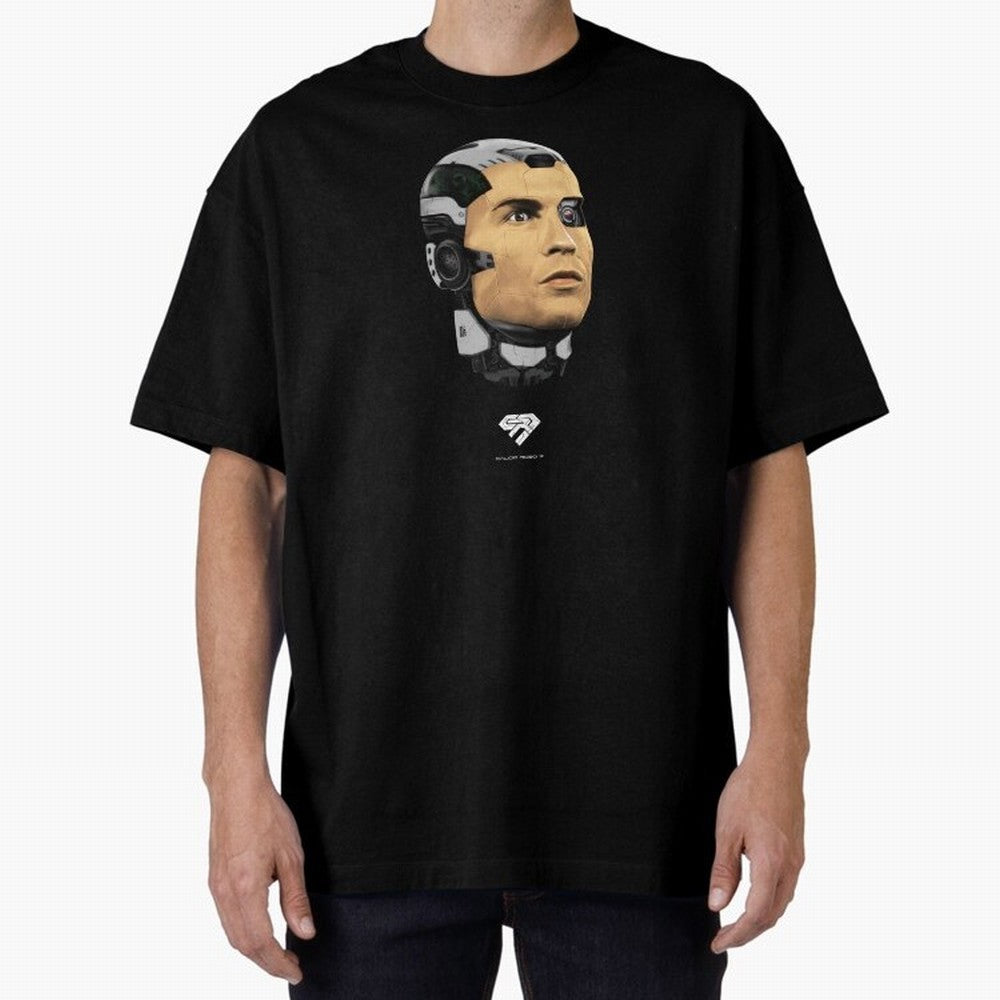 Calcio Robo 7 Oversized T-Shirt Support Your Favorite Stars during the FIFA World Cup 2026 Group Stage Journey through Mbappe Highlights, Netherlands Pride, Match Day Excitement, Supporter Culture, Golden Goals and Global Football Passion; Ideal