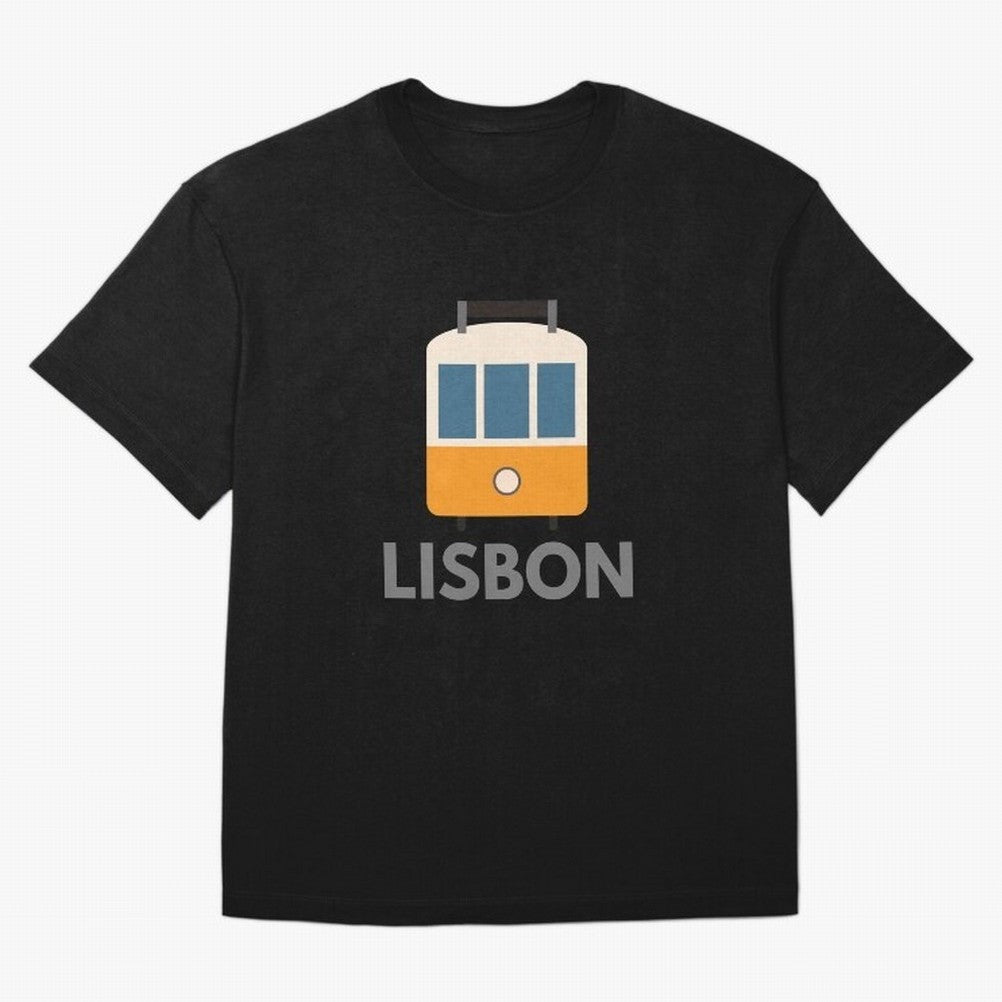 Lisboa Tram (Lisbon city, Portugal) Oversized T-Shirt Follow the FIFA World Cup 2026 Journey through Cristiano Ronaldo, Haaland and CR7 Highlights, Portugal, Spain and Germany Pride, Football History, Final Match Energy, Crowd Noise and Once in a
