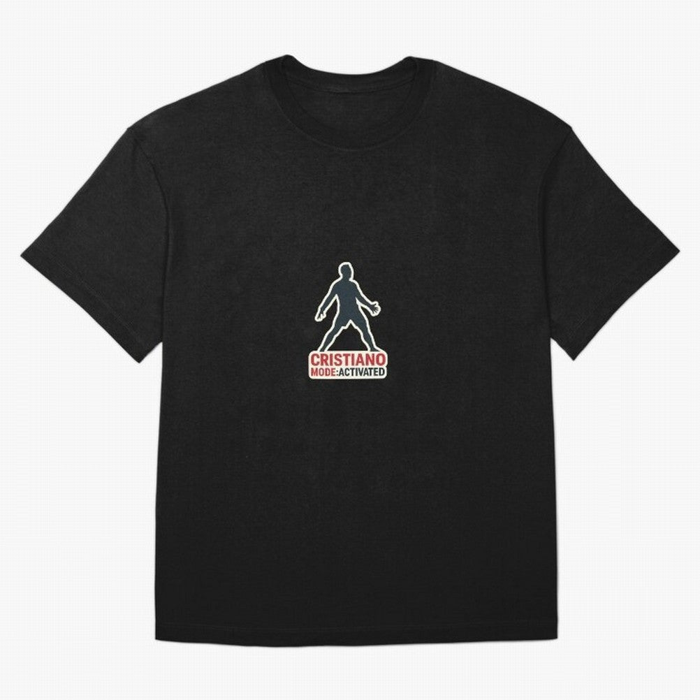 Cristiano Mode: Activated Oversized T-Shirt Celebrate Rivalries and Pride in Match Day Hype around FIFA World Cup 2026, Haaland and Mbappe, France, Fan Favorite Moments, National Team Passion, Big Match Drama and Soccer History; Perfect for