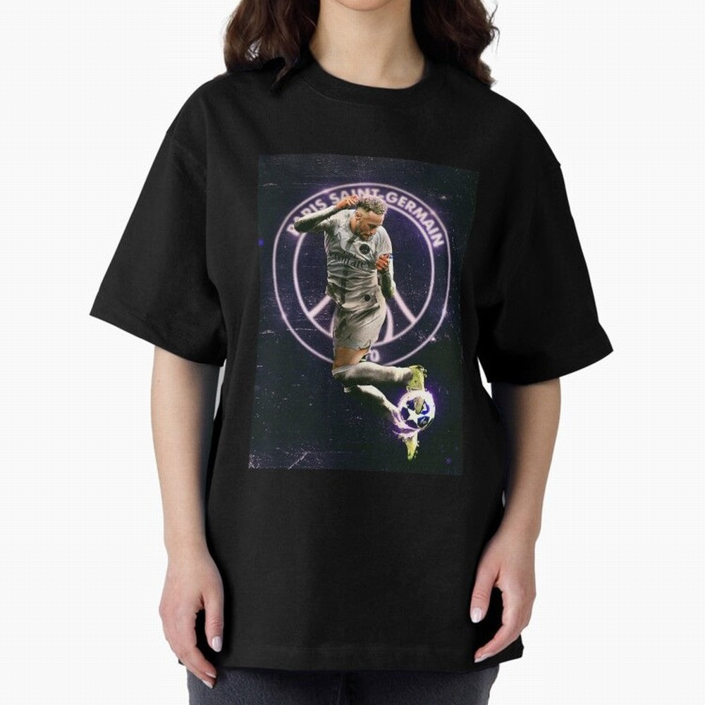 Skill Neymar Oversized T-Shirt Mark Global Football Passion for FIFA World Cup 2026 USA Canada Mexico, Inspired by Messi, Neymar and Mbappe, Germany, Stadium Chants, National Pride, Trophy Dreams and Unforgettable Football Memories; Perfect for