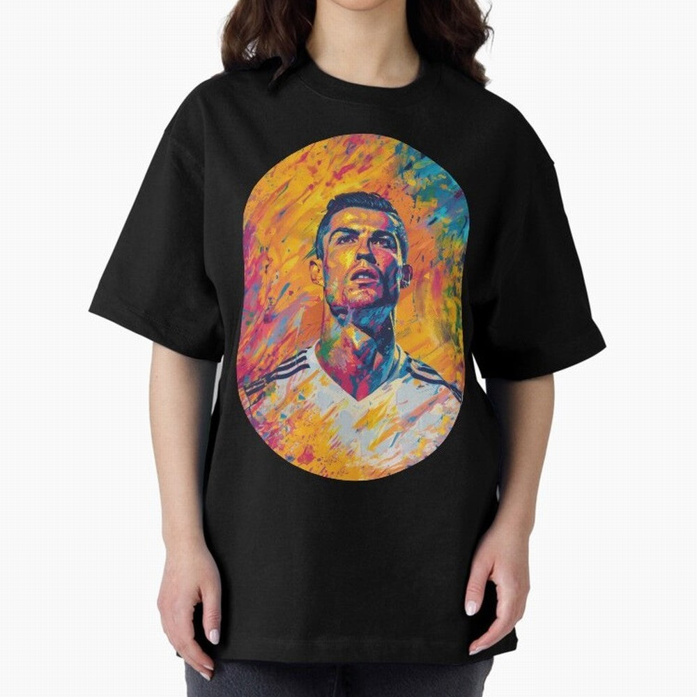 Cristiano Oversized T-Shirt Carry National Pride through the FIFA World Cup 2026 Journey through Messi and Cristiano Ronaldo Highlights, Argentina Pride, Vintage Soccer Flavor, Modern Football Stars, National Flags and Final Night Emotion; Great